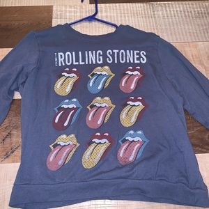 rolling stones long sleeve sweatshirt